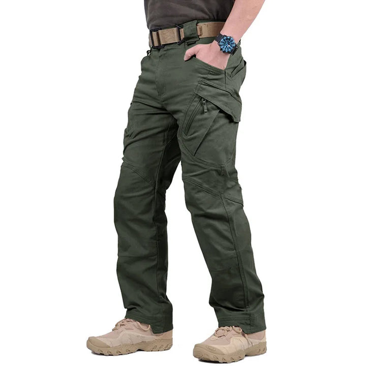 Tactical Cargo Trousers for Men – Outdoor Hiking and Running Trousers with Multiple Pockets