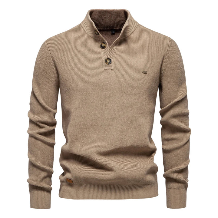 Men's Button Design Sweater