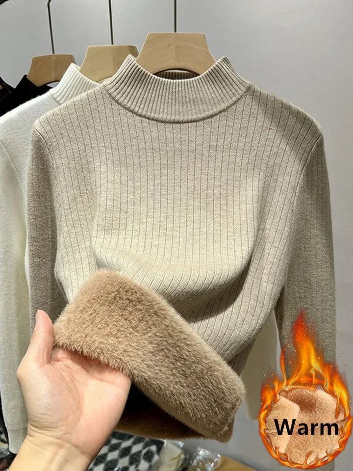 Knitted Warm Turtleneck Jumper