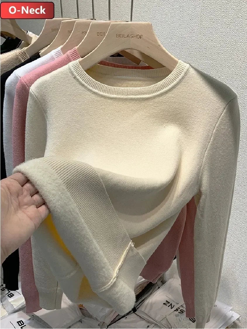 Knitted Warm Turtleneck Jumper