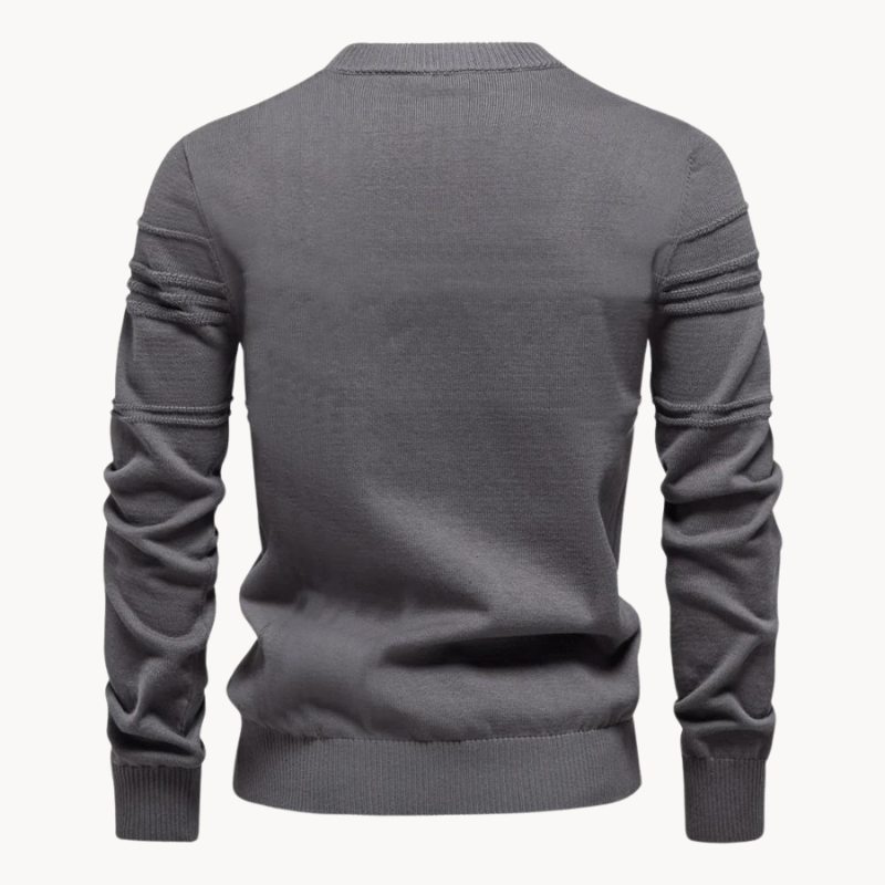 Leandro | Elegant Sweater for Men with Check Design