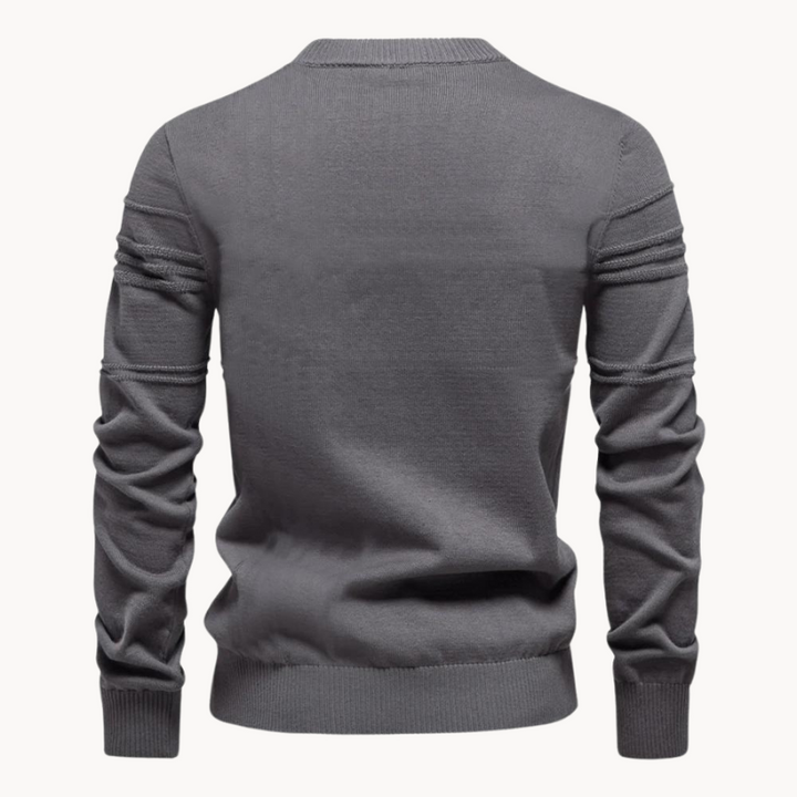 Leandro | Elegant Sweater for Men with Check Design