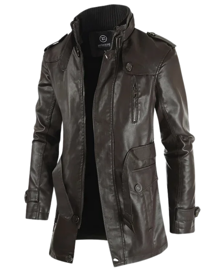 ANDRE™|ELEGANT LONG BIKER JACKET