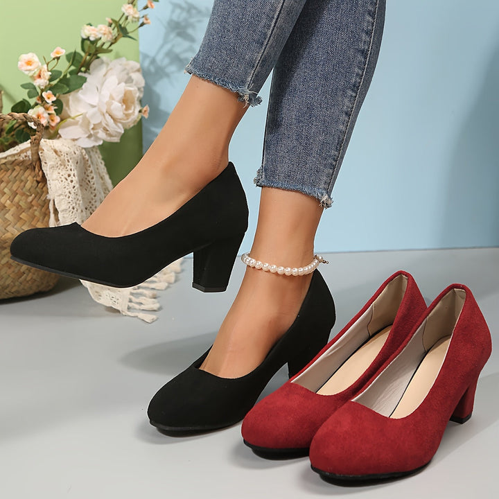 Choo™ – Wide Toe Heels with Stable Heel for Pain-Free Comfort