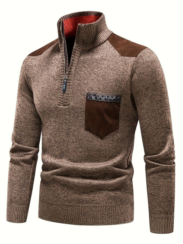 Luxury Long Sleeve Knitted Jumper – Warm, Comfortable and Stylish Men's Jumper for Cold Days