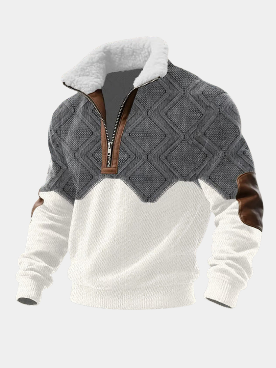 SILVORO | HIGH NECK FLEECE JUMPER