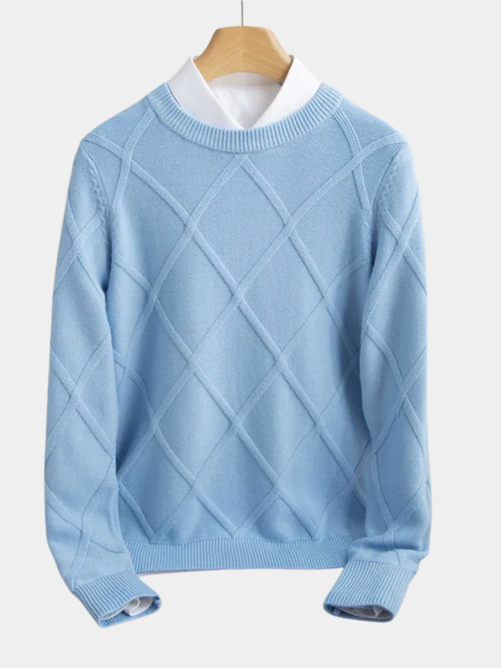 Rossi Roma | Argyle Cashmere Sweater