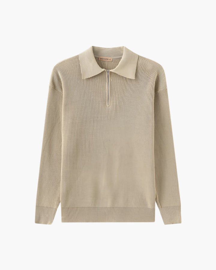 De Cesare – Half-Zip Knitted Jumper