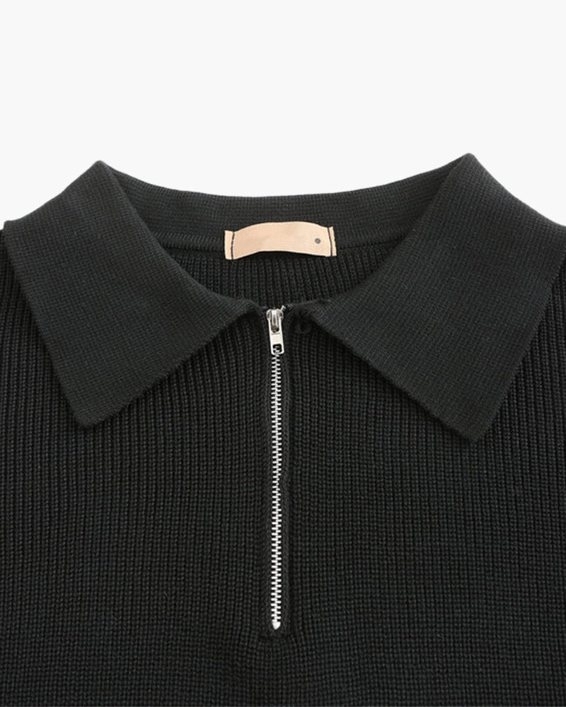De Cesare – Half-Zip Knitted Jumper