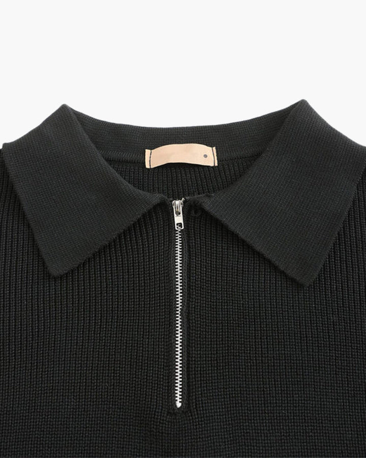 De Cesare – Half-Zip Knitted Jumper