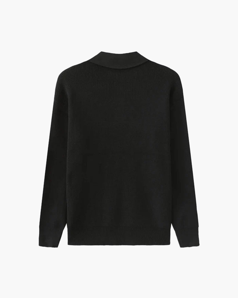 De Cesare – Half-Zip Knitted Jumper