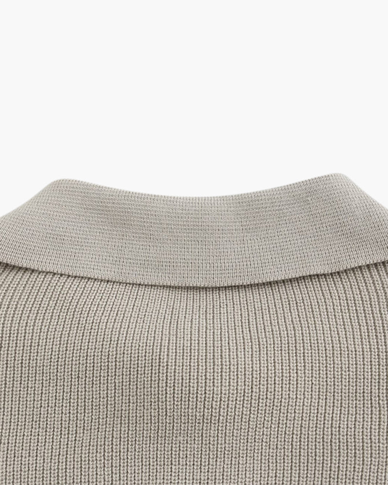 De Cesare – Half-Zip Knitted Jumper