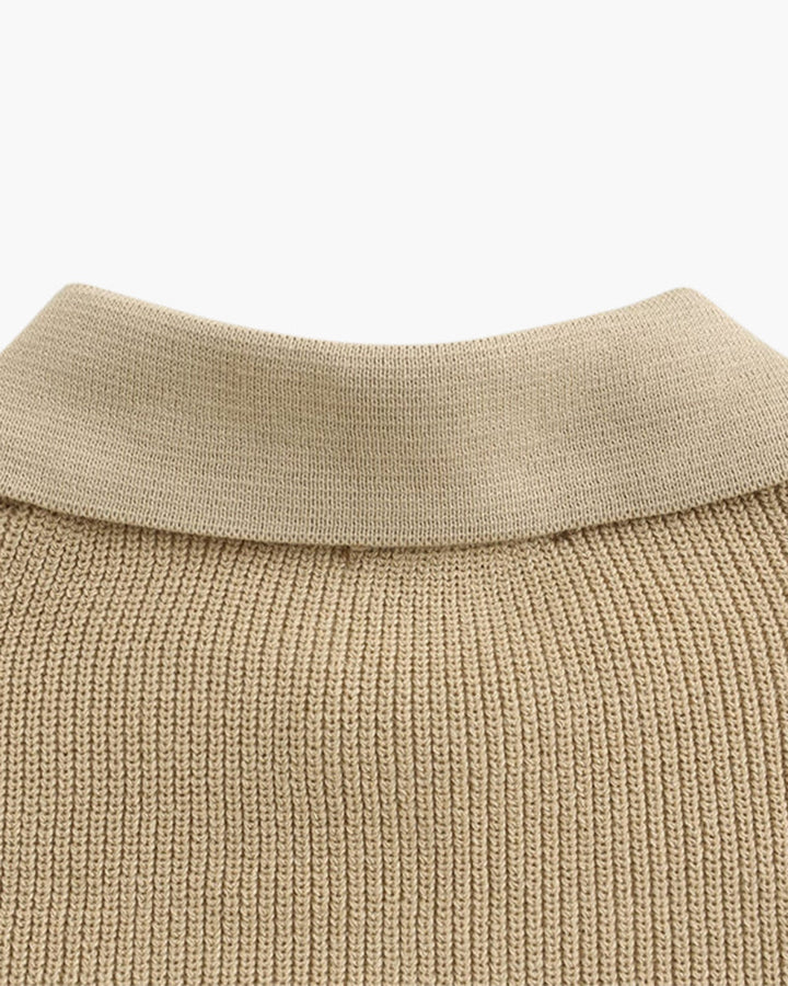De Cesare – Half-Zip Knitted Jumper
