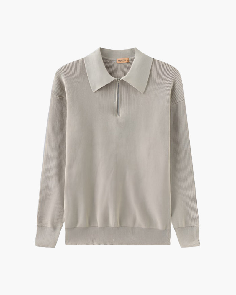 De Cesare – Half-Zip Knitted Jumper