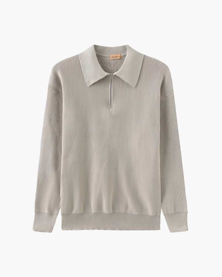 De Cesare – Half-Zip Knitted Jumper