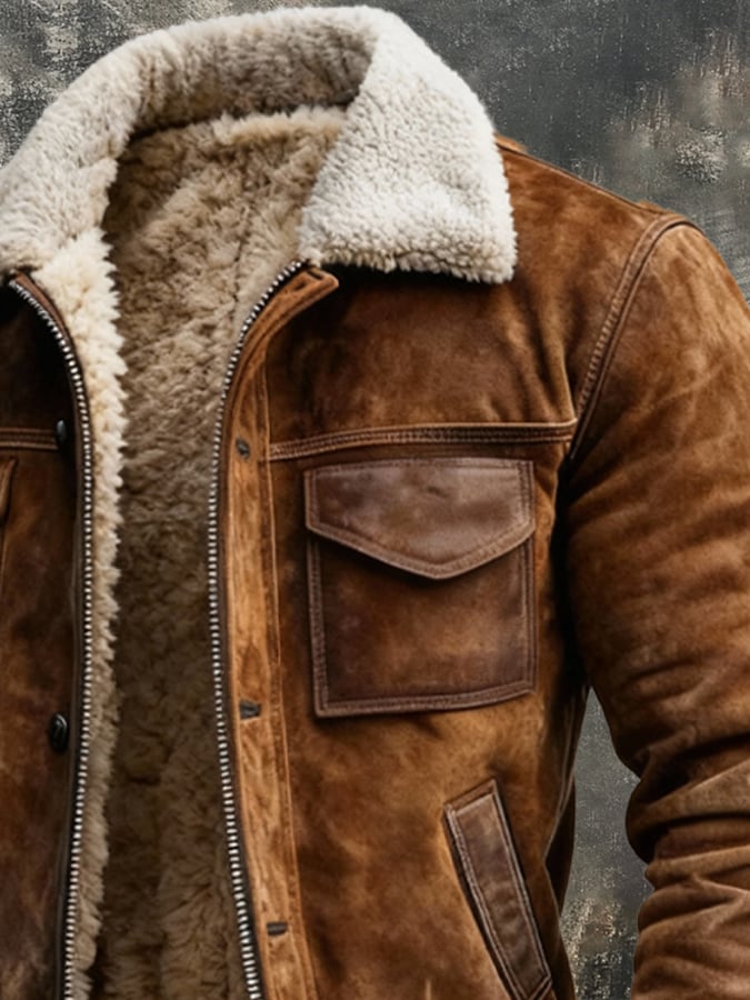 GIANNI™ | SHERPA LEATHER JACKET