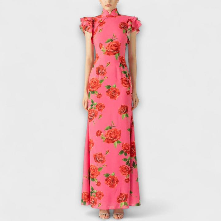 Luna - Maxi Dress with Floral Print