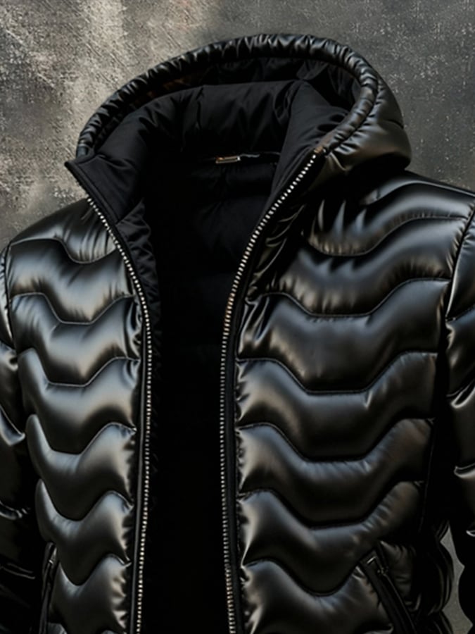 Men's Retro Warm Outdoor Jacket Cotton Coat