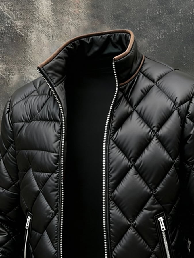 Men’s Retro Warm Cotton Outdoor Coat