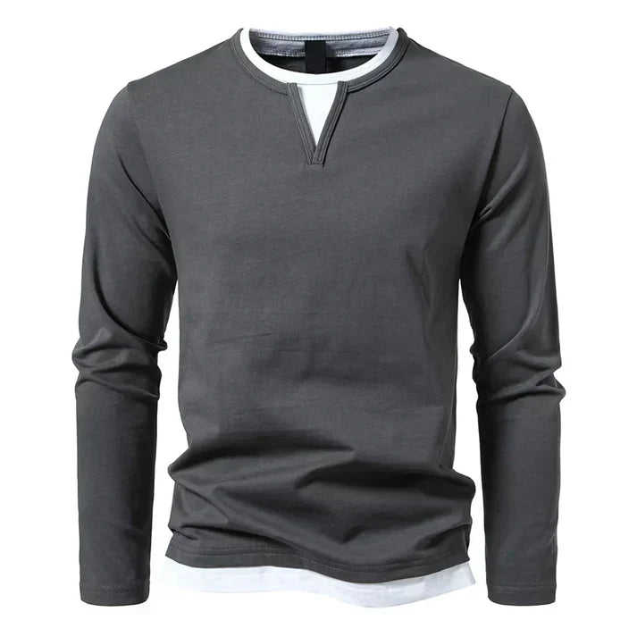 Premium Long Sleeve T-Shirt in Combed Cotton