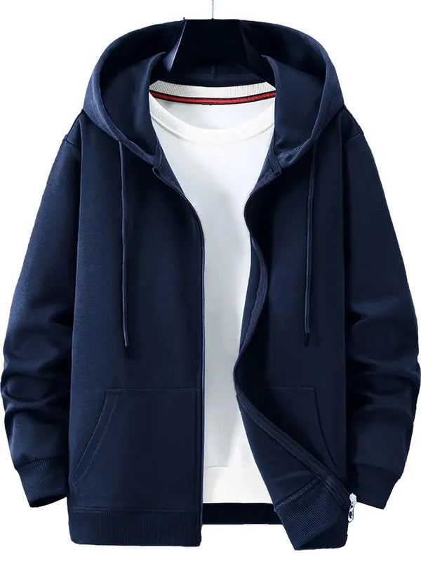 Lightweight Zip Hoodie for Men and Women – Casual Everyday Jacket with Pockets