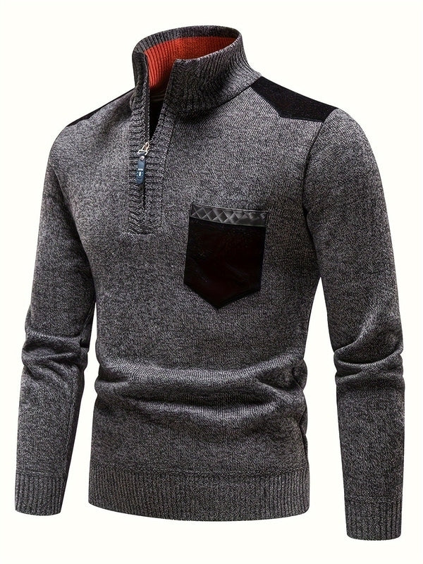 Luxury Long Sleeve Knitted Jumper – Warm, Comfortable and Stylish Men's Jumper for Cold Days