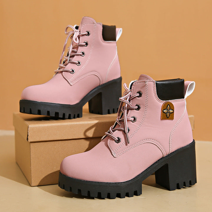 Bootara Women's Cowhide - Waterproof Ankle Boots