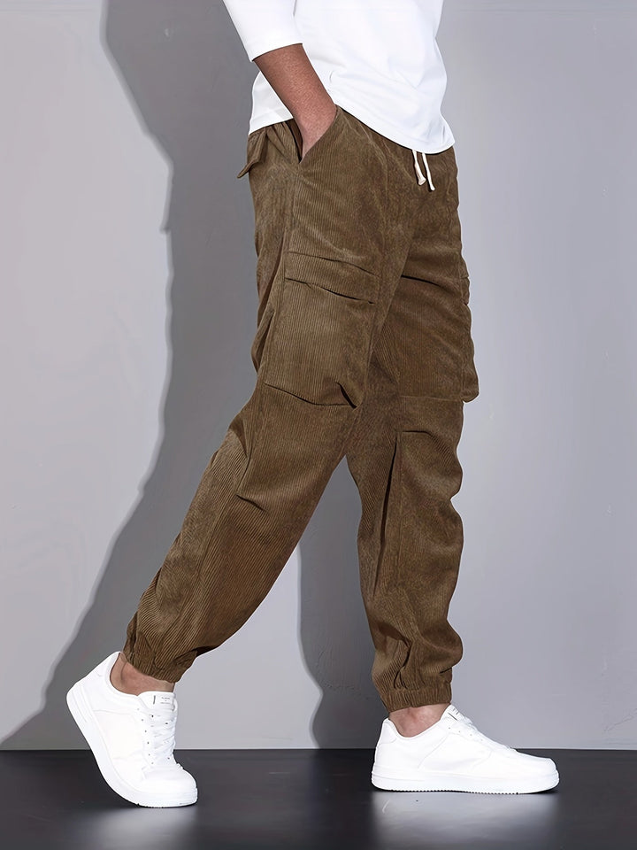 MADISON | CORDUROY CARGO TROUSERS