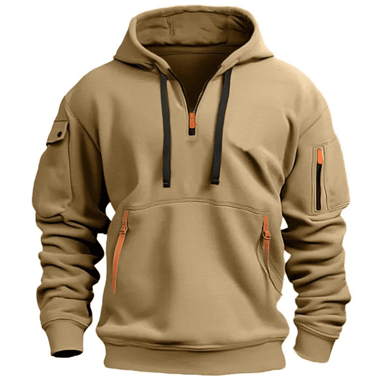 Hooded Sweater – Soft Hoodie with Loose Fit & Drawstring