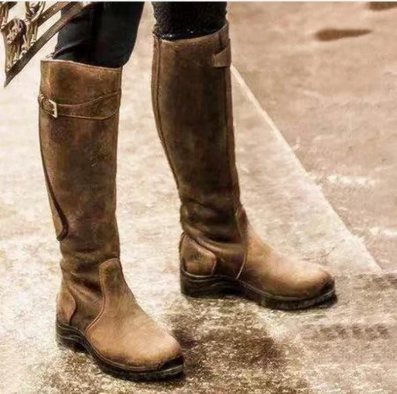 Maeve | Waterproof Leather Riding Boots