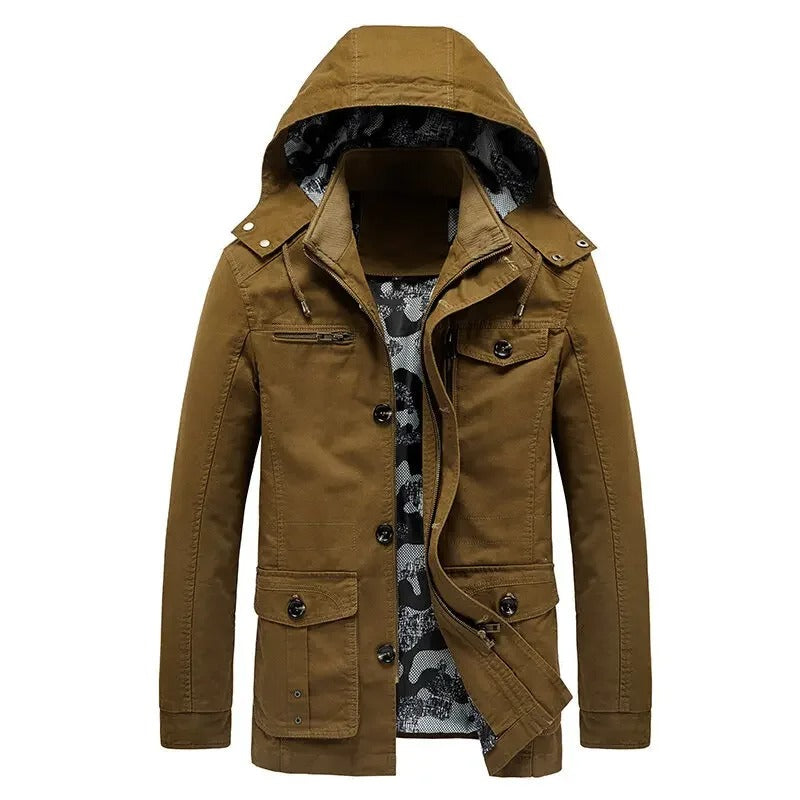 Elegant Multi-Pocket Jacket