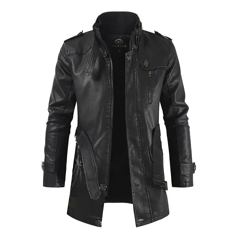 ANDRE™|ELEGANT LONG BIKER JACKET