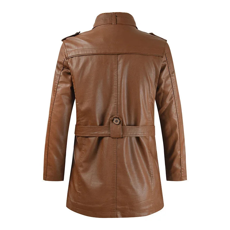 ANDRE™|ELEGANT LONG BIKER JACKET