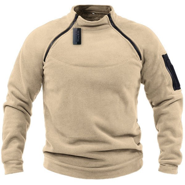 Warm Tech Wool Pullover for Men – Breathable & Durable for Cold Days