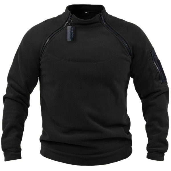 Warm Tech Wool Pullover for Men – Breathable & Durable for Cold Days
