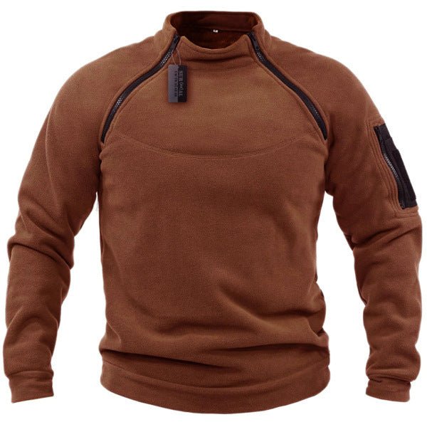 Warm Tech Wool Pullover for Men – Breathable & Durable for Cold Days
