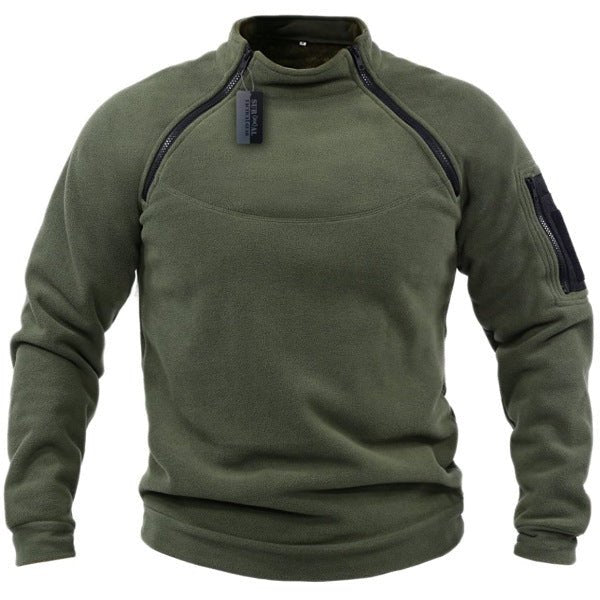 Warm Tech Wool Pullover for Men – Breathable & Durable for Cold Days