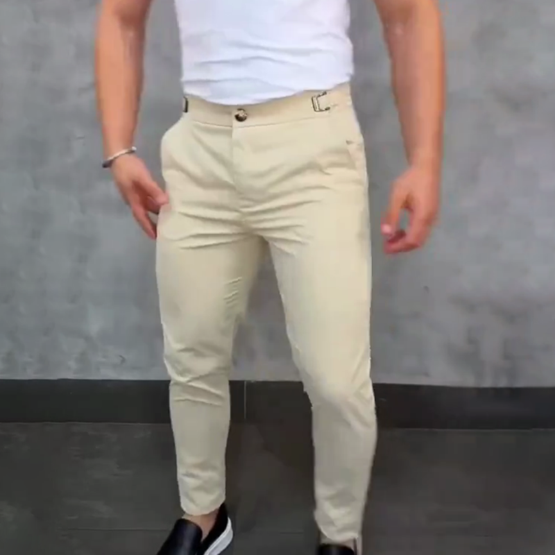 Tommaso | Men's Stretch Slim Fit Trousers