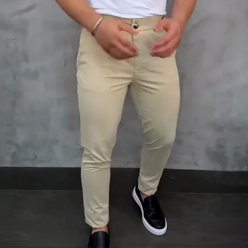 Tommaso | Men's Stretch Slim Fit Trousers