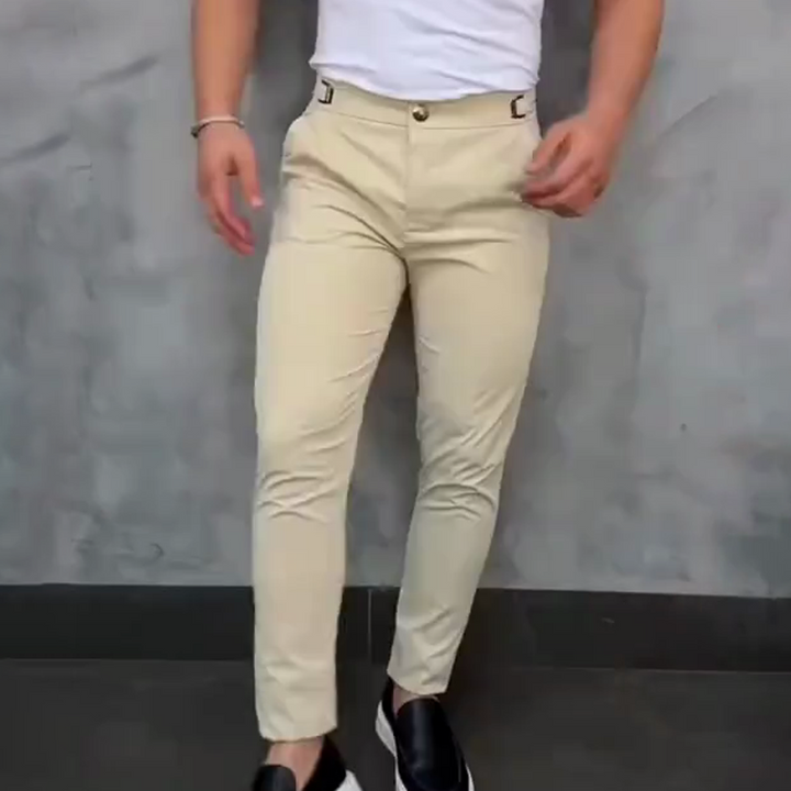 Tommaso | Men's Stretch Slim Fit Trousers