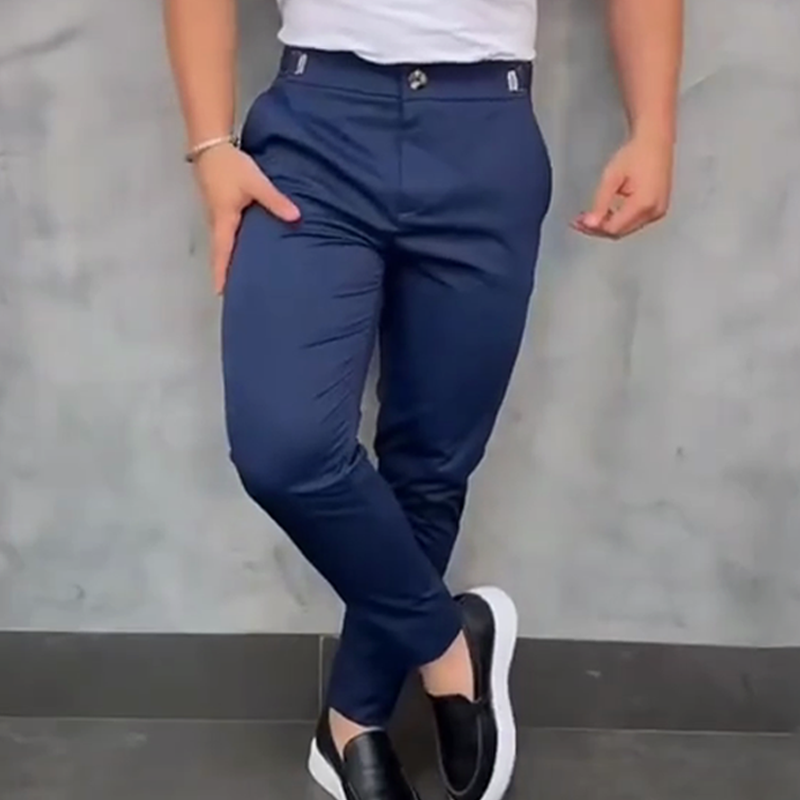 Tommaso | Men's Stretch Slim Fit Trousers