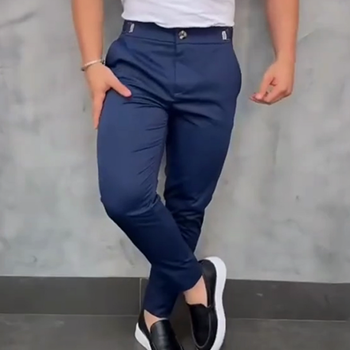 Tommaso | Men's Stretch Slim Fit Trousers