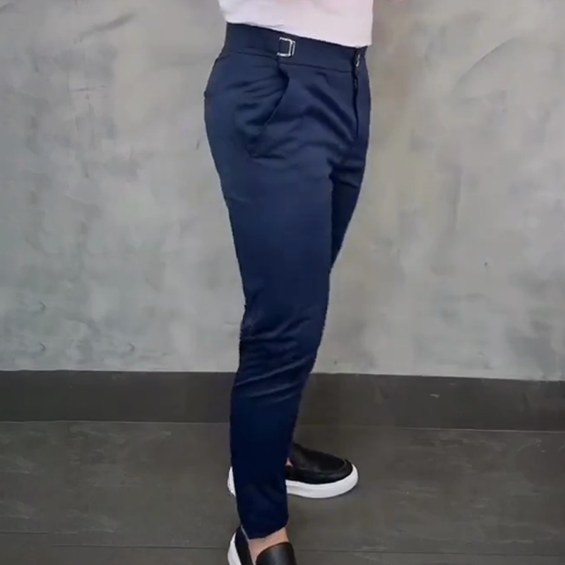 Tommaso | Men's Stretch Slim Fit Trousers