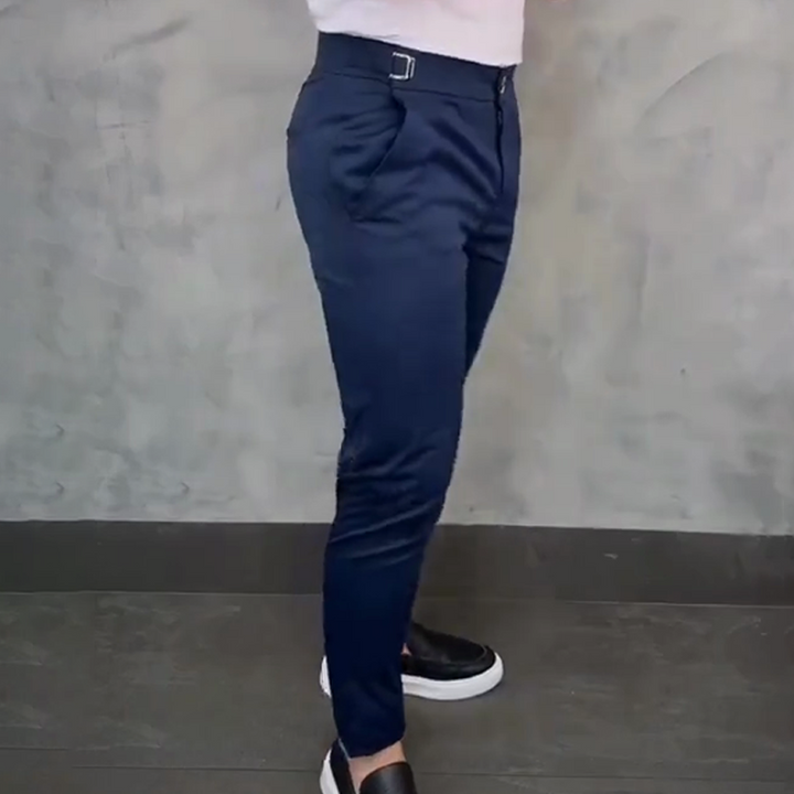 Tommaso | Men's Stretch Slim Fit Trousers