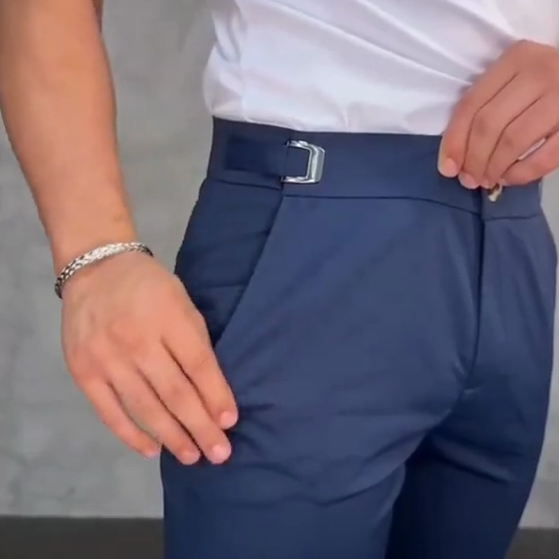 Tommaso | Men's Stretch Slim Fit Trousers