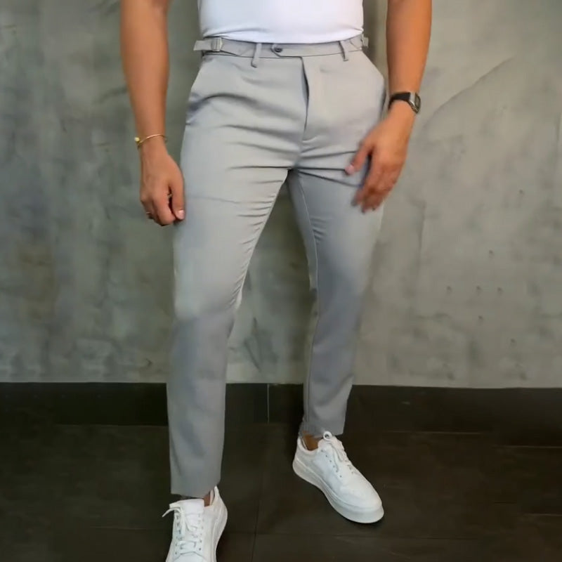 Tommaso | Men's Stretch Slim Fit Trousers